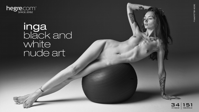 [Hegre-Art] Inga - Black And White Nude Art