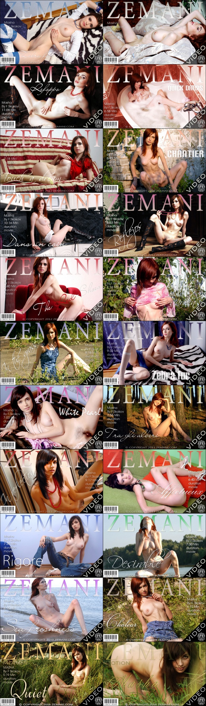 Masha - Zemani Photo and Video Pack 2008-2015